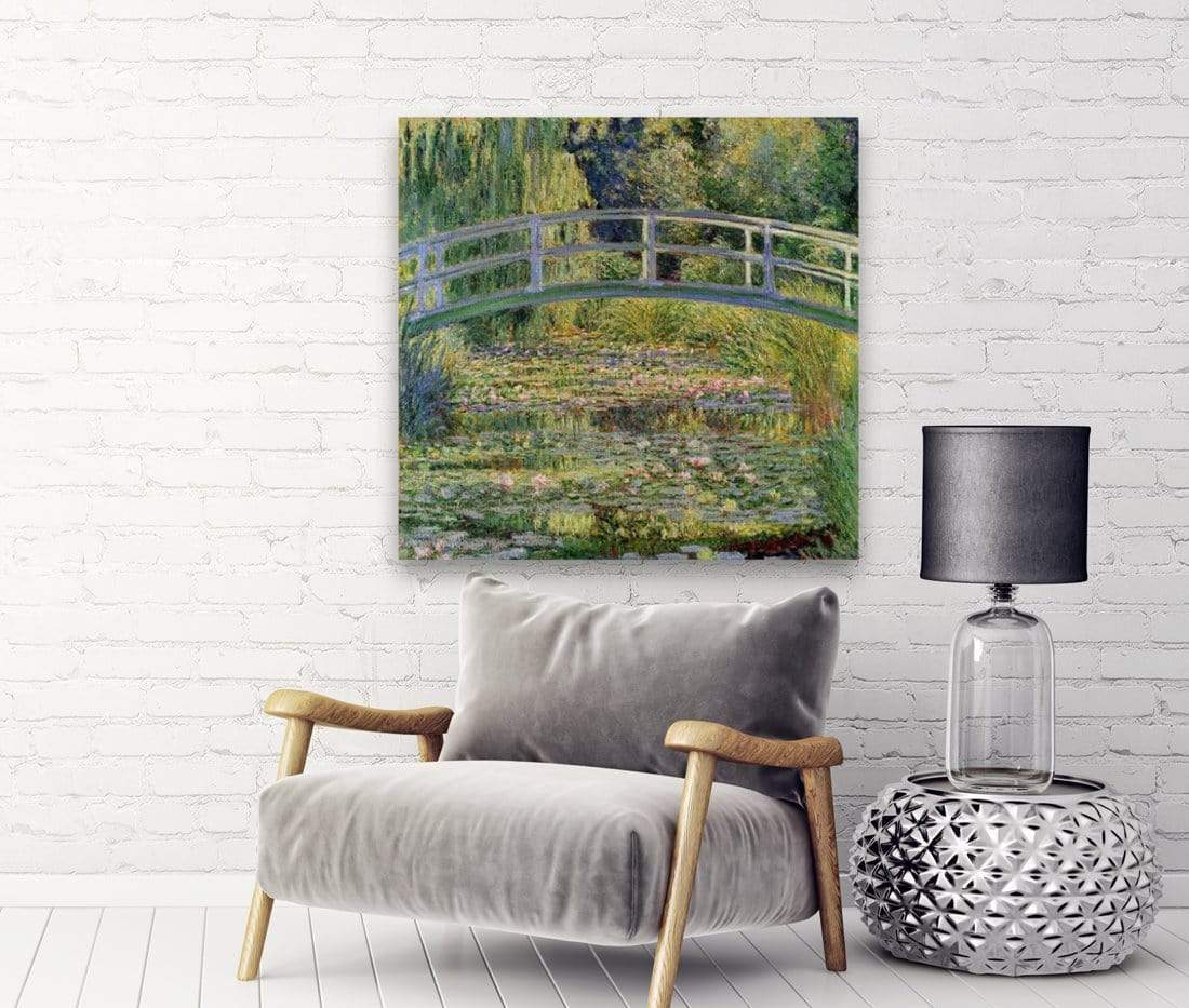 The Water Lily Pond & Japanese Bridge by Claude Monet (hand-painted  reproduction)
