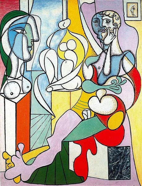 The Sculptor by Pablo Picasso (hand-painted reproduction) – Drew's Rainbows  Art